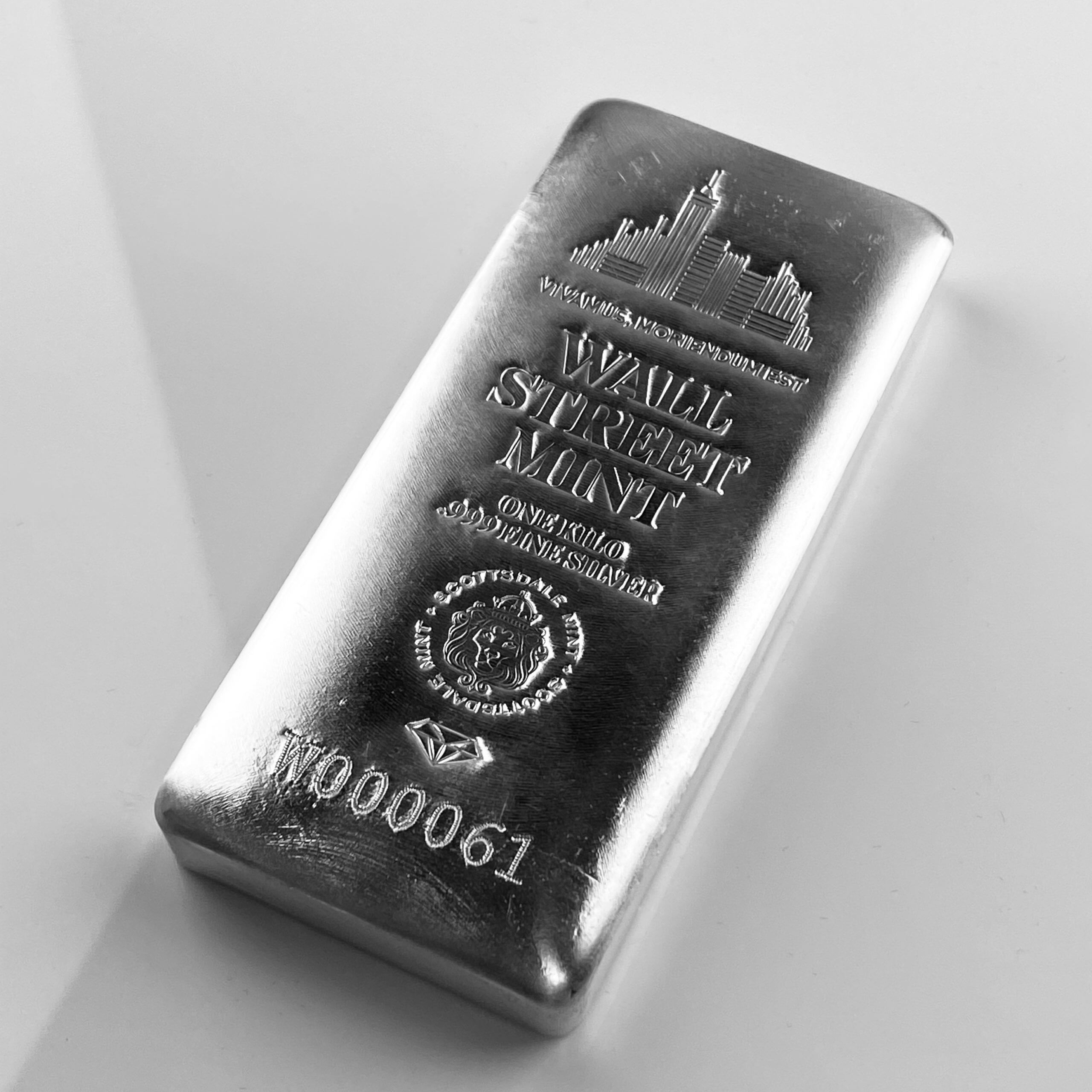 Wall Street Mint Silver 1 Kilo Silver Bar