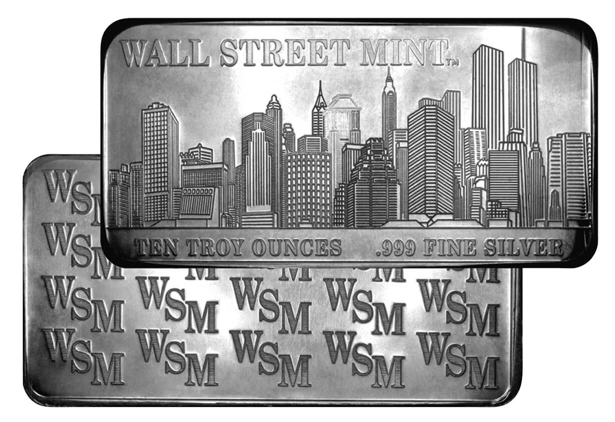 Wall Street Mint Silver Bar