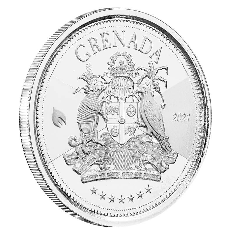 2021 Ec8 Grenada 1 Oz Silver 1