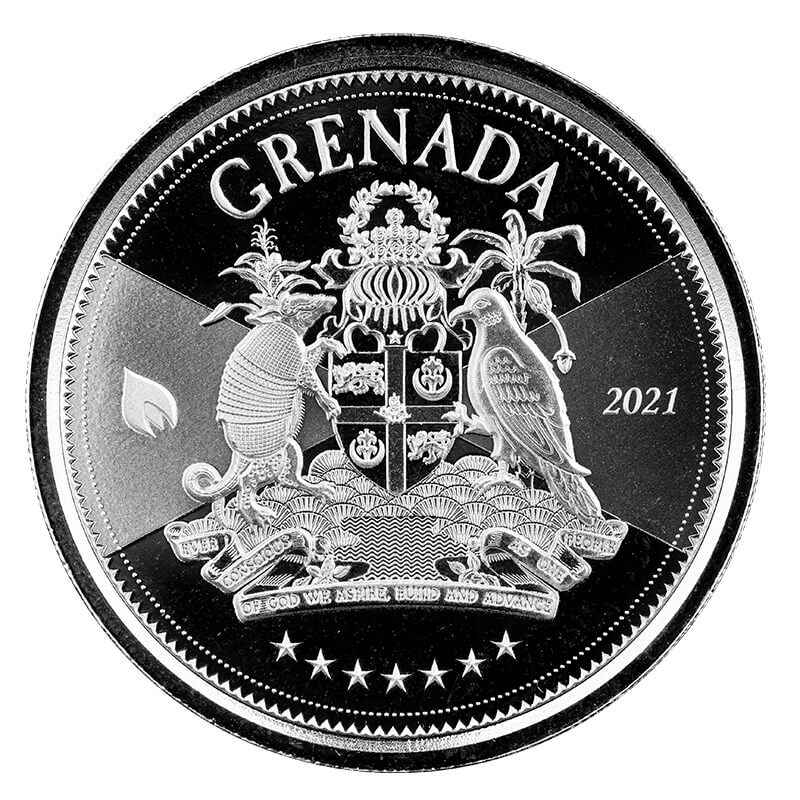 2021 Ec8 Grenada 1 Oz Silver 4