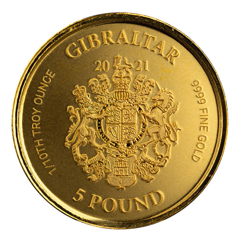 2021 Gibraltar Lady Justice 1 10 Oz Gold 1