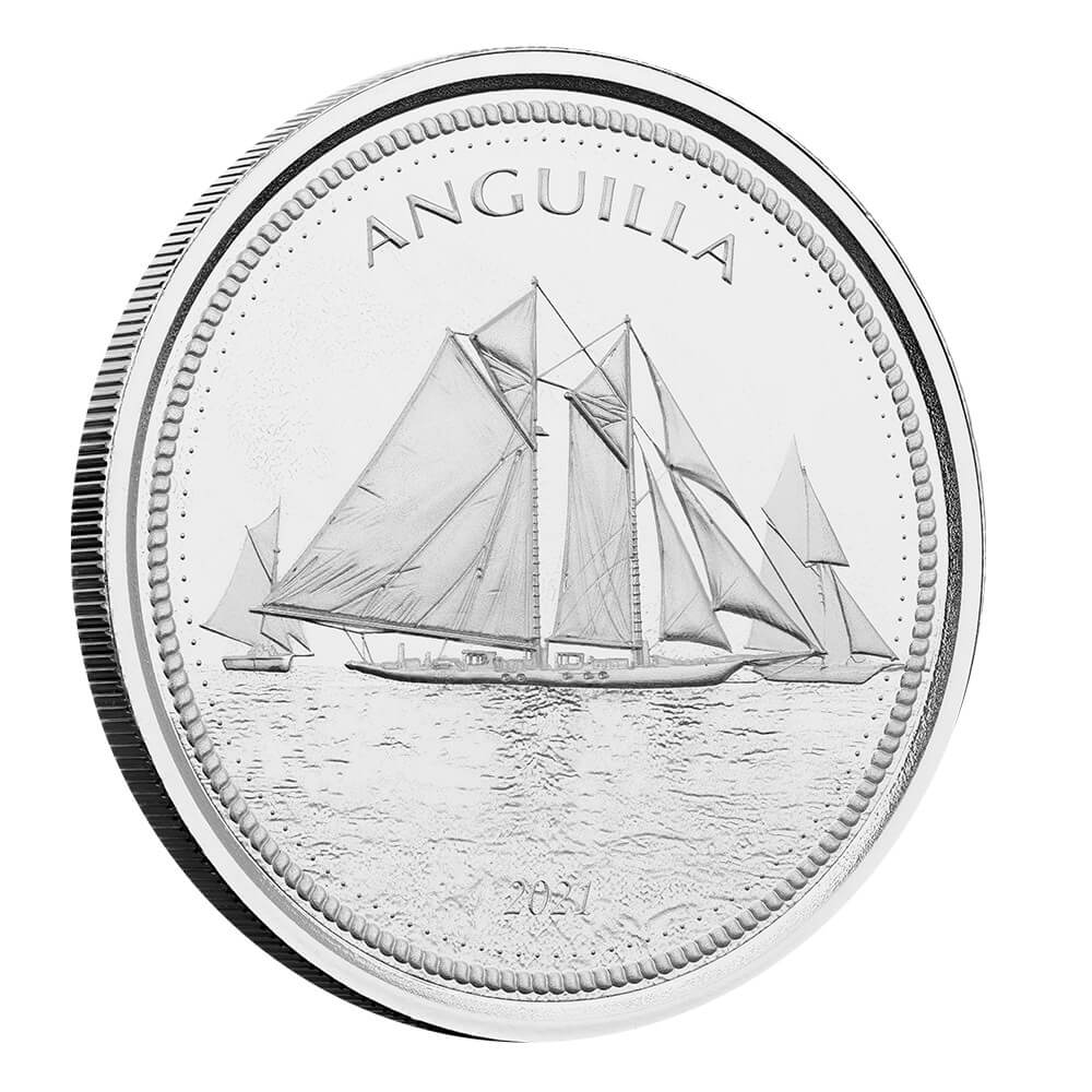 2021 Scottsdale Mint Ec8 Anguilla 08 Silver