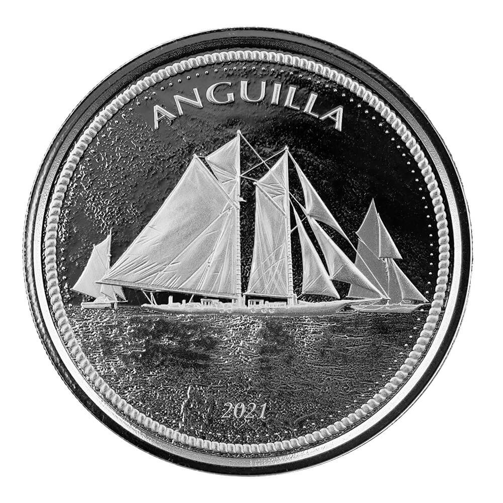 2021 Scottsdale Mint Ec8 Anguilla 10 Silver