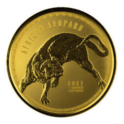 2021 Scottsdale Mint Ghana Leopard 1 Oz Gold Proof 01
