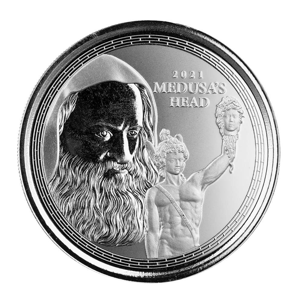 Viking Proverb Series Never Walk Away 1 oz Silver Capsuled Proof Round W/COA 