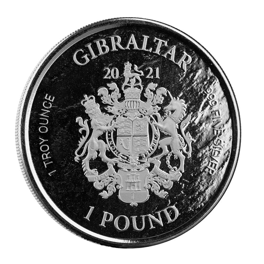 2021 Scottsdale Mint Gibraltar 1 Oz Silver Proof 05