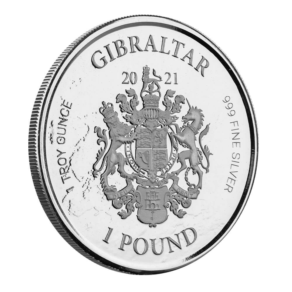 2021 Scottsdale Mint Gibraltar 1 Oz Silver Proof 06