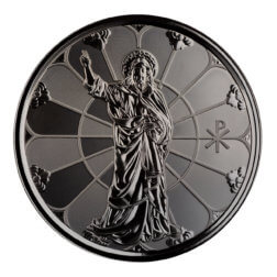 2022 Samoa Jesus Collection Christ The Light 1 Oz 999 Fine Silver Rhodium Coin 04