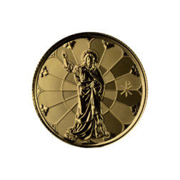 2022 Samoa Jesus Collection Christ The Light 1 Oz 9999 Fine Gold Coin 04