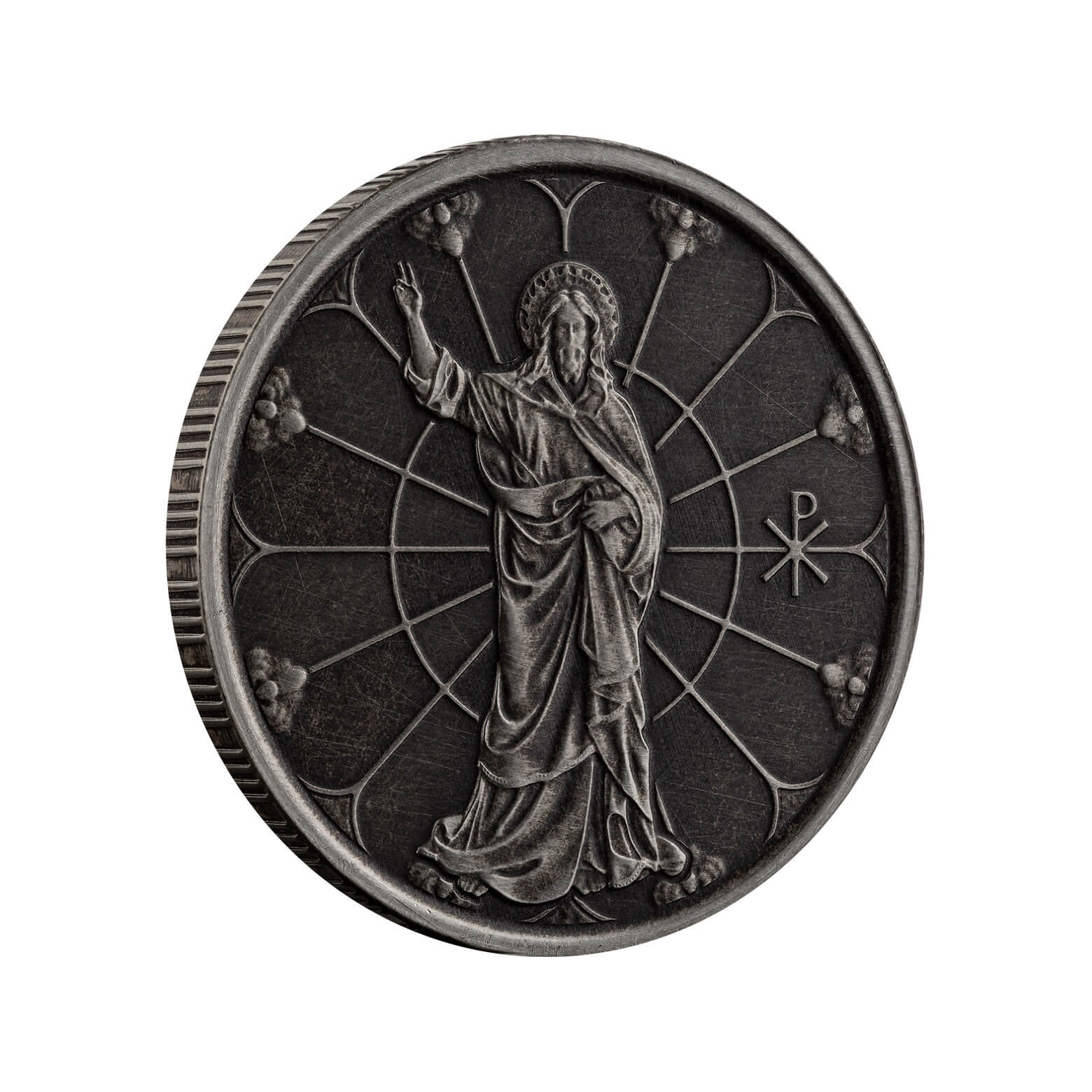 2022 Samoa Jesus Collection Christ The Light Half Oz 999 Fine Silver Antique Coin 3