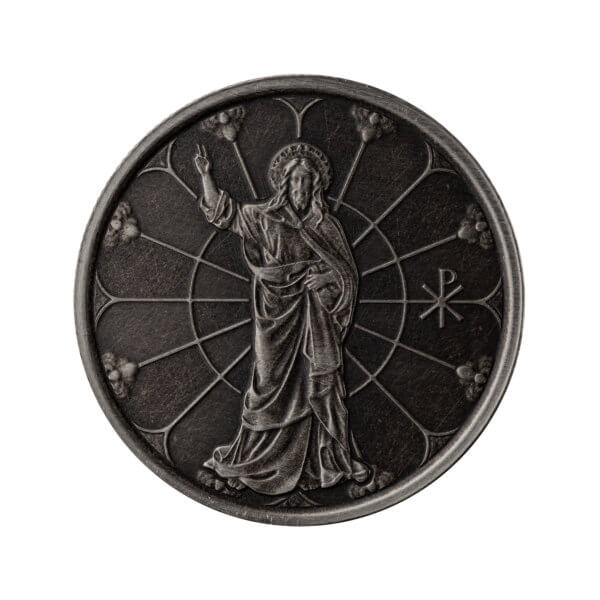 2022 Samoa Jesus Collection Christ The Light Half Oz 999 Fine Silver Antique Coin 4