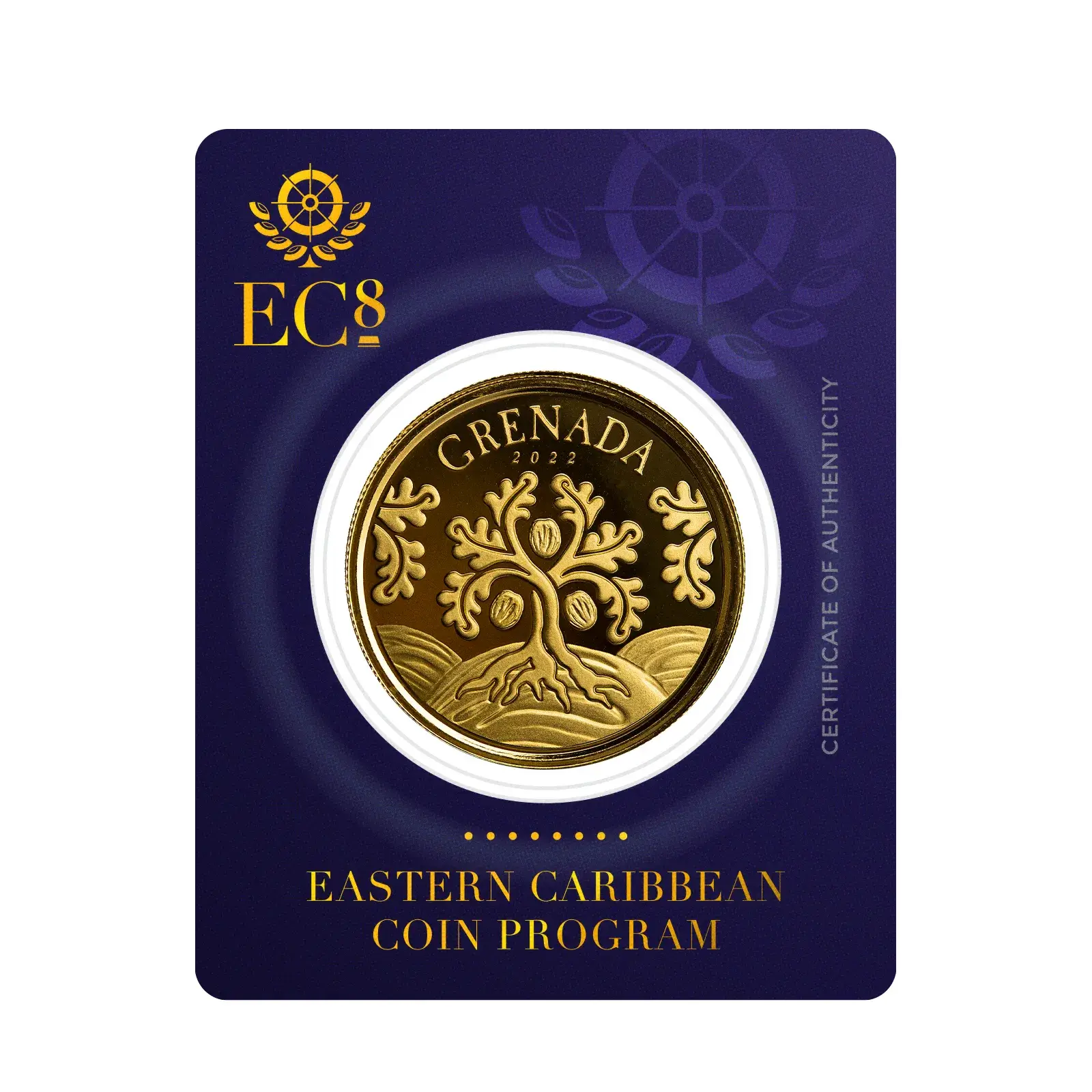 2021 Ec8 Certilock Grenada 1 Oz Gold Coin 11