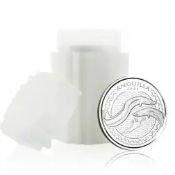 2022 Ec8 Anguilla 1 Oz Silver Coin Tube
