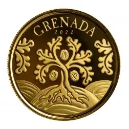 2022 Ec8 Grenada 1 Oz Gold Coin Scottsdale Mint 04