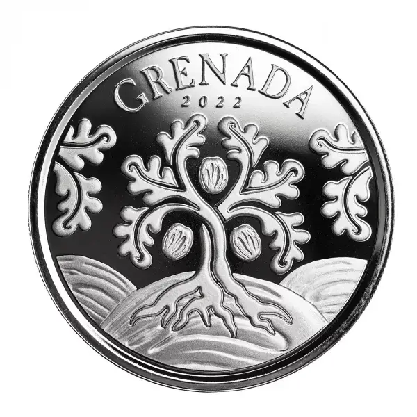 2022 Ec8 Grenada 1 Oz Silver Coin Scottsdale Mint 04