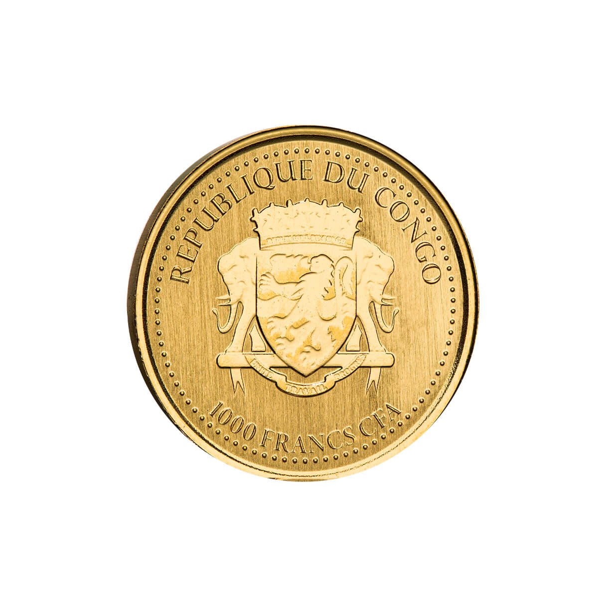 2022 Congo Gorilla Tenth Oz Gold Coin Scottsdale Mint 01