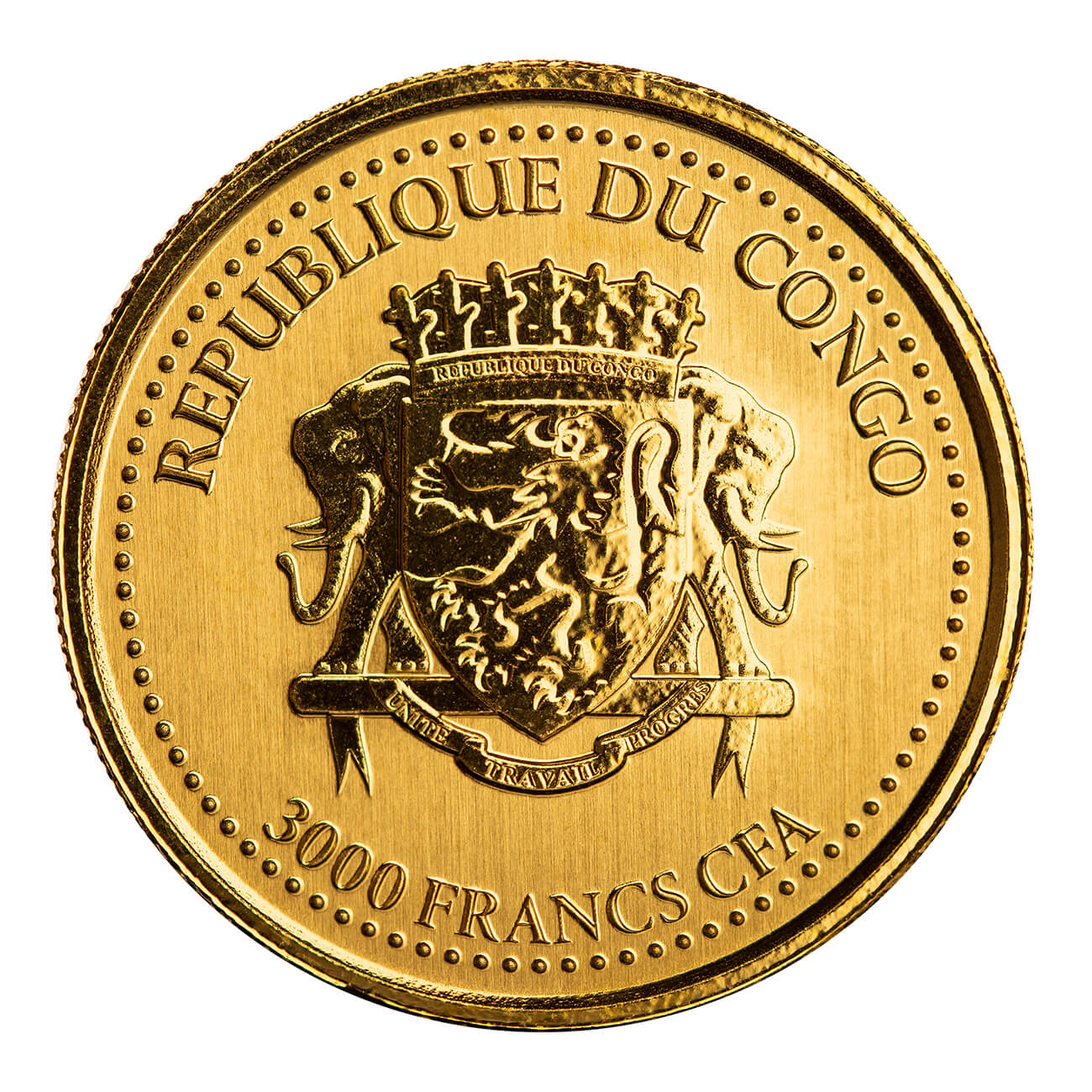 2022 Congo Silverback Gorilla 1 Oz Gold Bu Coin Scottsdale Mint 01