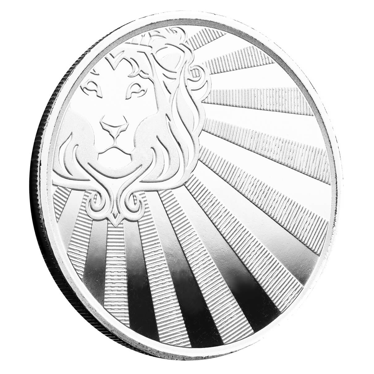 2020 Scottsdale Mint Lion Reserve 1 Oz Silver Round 05