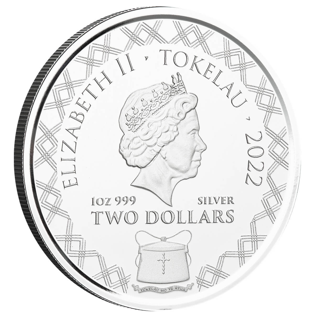 2022 Scottsdale Mint Tokelau Komodo Dragon 1 Oz Silver Bu Coin 01