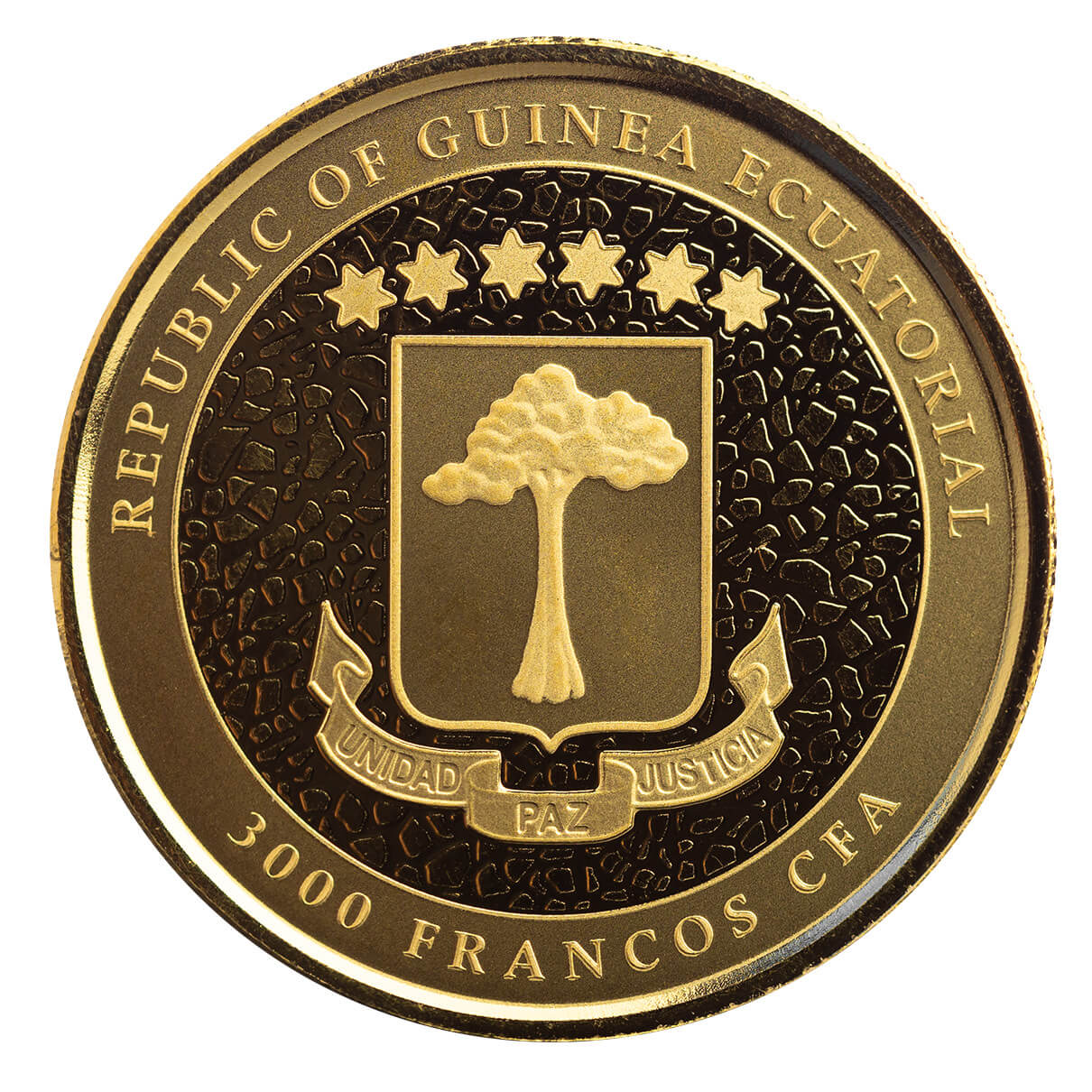 2022 Scottsdale Mint Equatorial Guinea Giraffe 1 Oz 9999 Gold Proof Coin 05