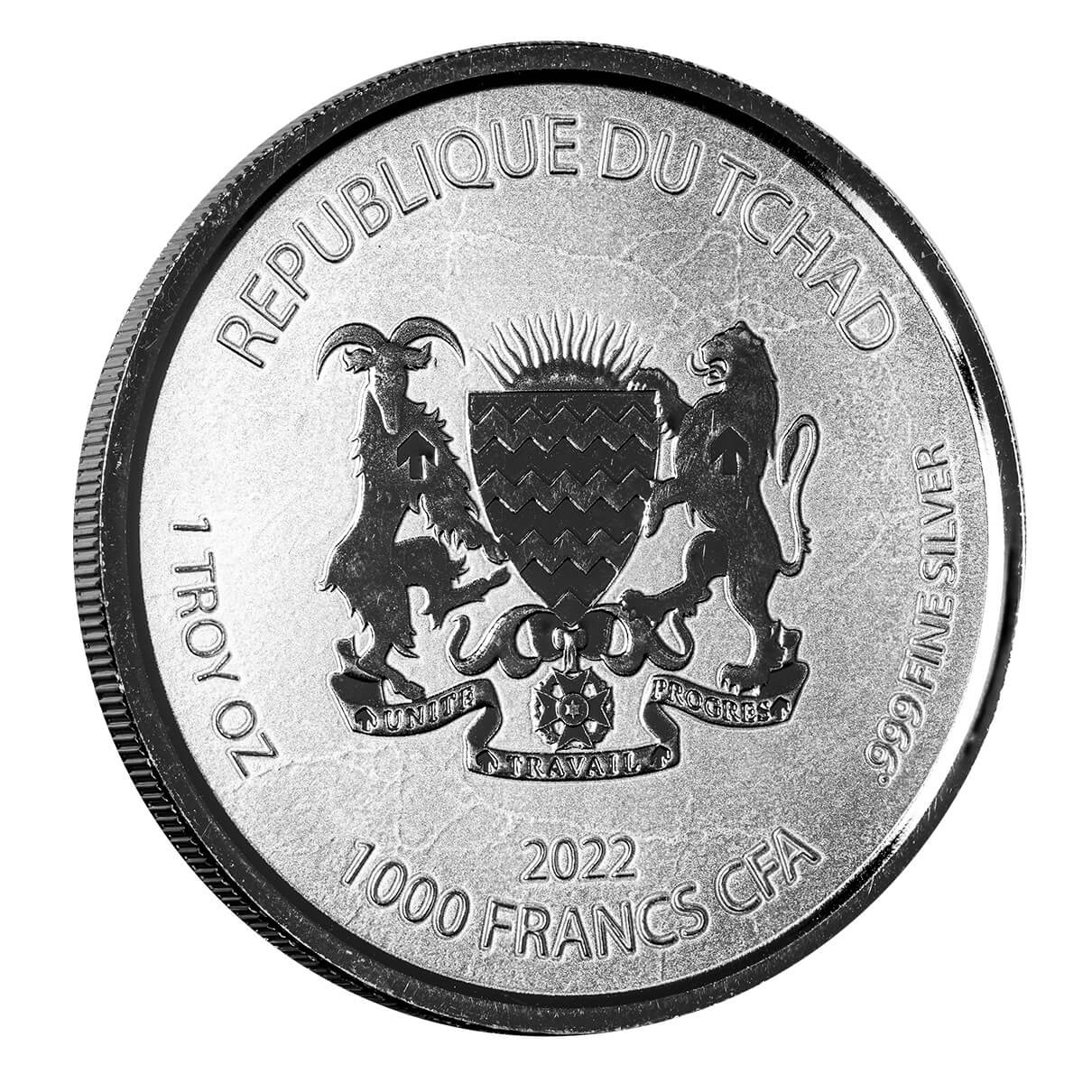 2022 Egyptian Relic Series Ers Kek Frog God 1 Oz Silver Proof Like Coin Scottsdale Mint 01