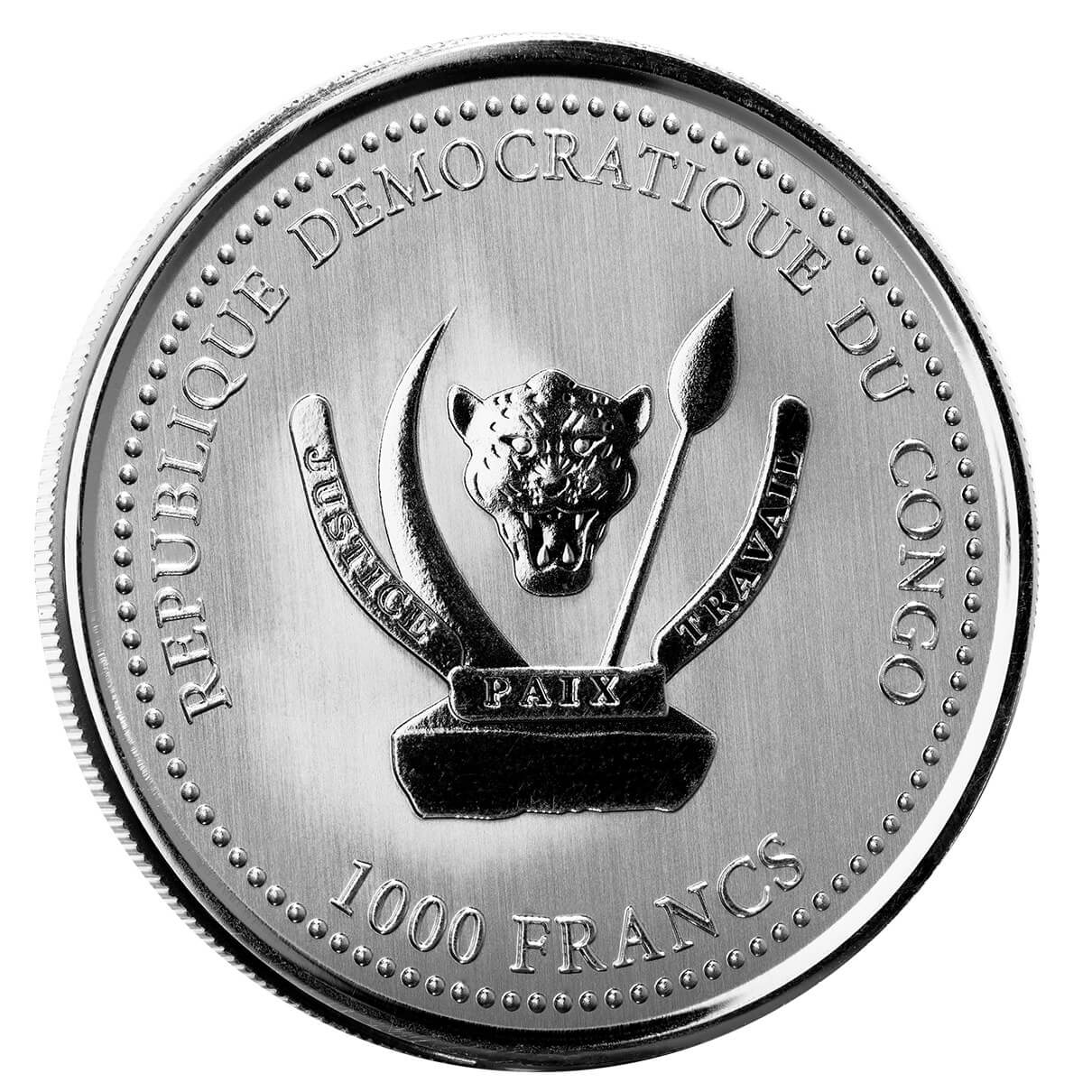 2021 Drc Shoebill Stork 1 Oz Silver Coin Bu (copy)