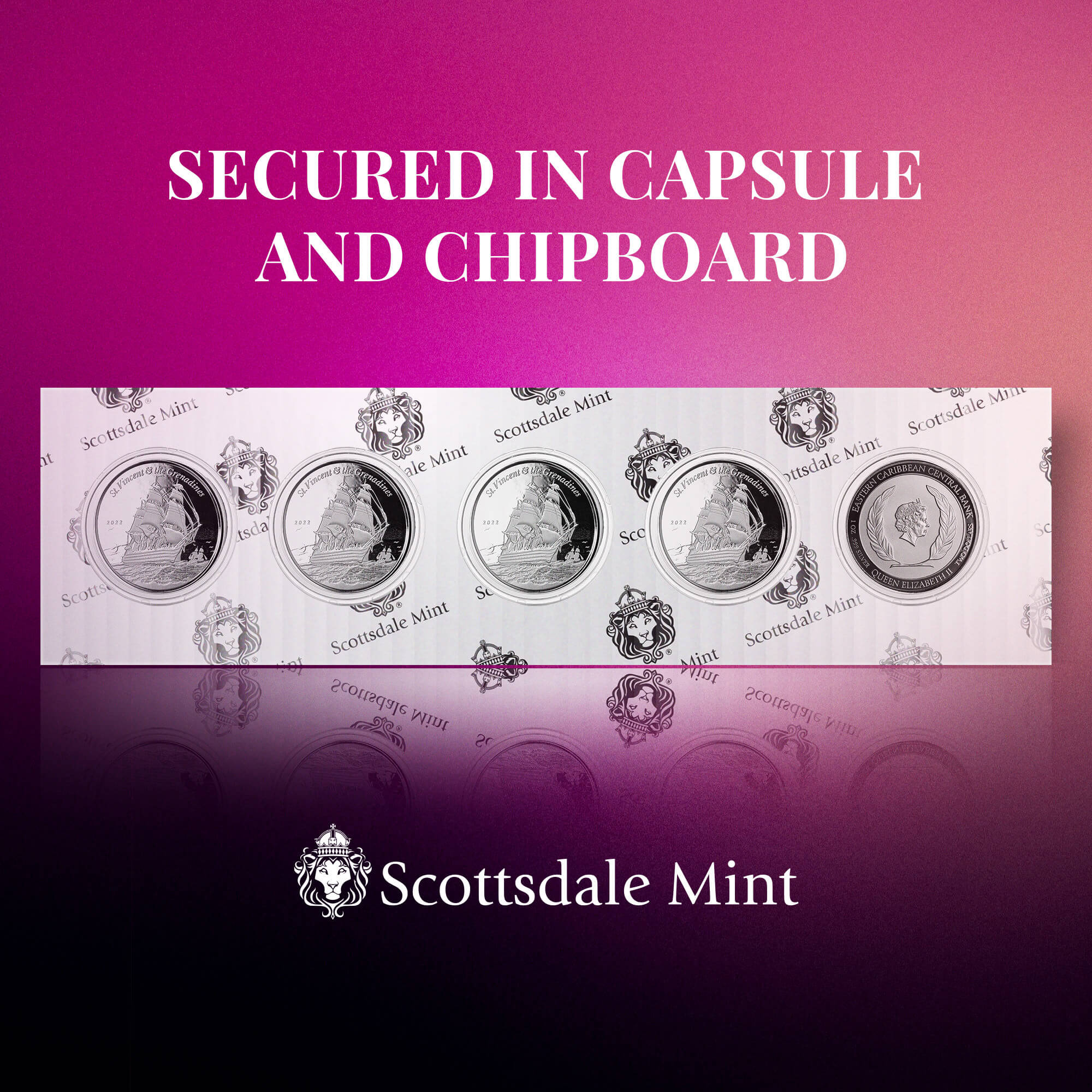 2022 Scottsdale Mint Ec8 Saint Vincent & The Grenadines Battle Of Cape St Vincent 1 Oz Silver Proof Like Coin 01