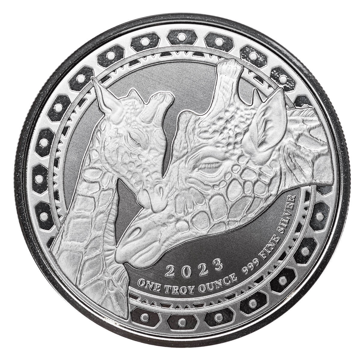 Shop 2023 Equatorial Guinea Giraffe 1 oz Silver Coin | Giraffe Coins